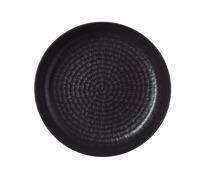 6x bol Ø 20 cm, 1 l NOVA frêne / noir porcelaine