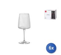 6X Bormioli Rocco Calices Exclusifs Merlot En Verre Cl 54.
