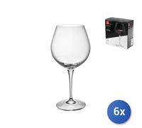 6X Bormioli Rocco Verres Transparent Pour Vin 660 Ml