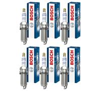 6x BOSCH Bougie Double Platine pour Porsche 911 997 3.6 Turbo Ford Escort V