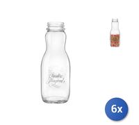 6X Bouteilles Juice 4 Saisons Lt1 Bormioli Rocco