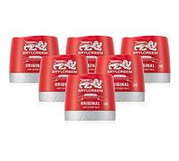 6x Brylcreem ORIGINAL LIGHT GLOSSY HOLD Mens Hair Styling Cream RED TUB 150ml by Brylcreem