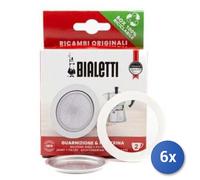 6X Bundle Bialetti Joint + Filtre Moka 2 Tasses