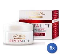 6X Bundle L’Oréal Paris Crème Visage Jour Revitalift Anti-Rides + Extra 50 Ml