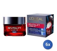 6X Bundle L’Oréal Paris Crème Visage Nuit Revitalift Laser X3, 50 Ml