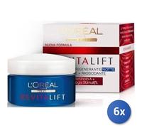 6X Bundle L'Oréal Paris Crème Visage Nuit Revitalift, 50 Ml