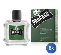 6X Bundle Proraso Baume Soin Barbe Rafraîchissant 100 Ml