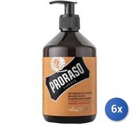 6X Bundle Proraso Nettoyant Barbe Bois Ml 500
