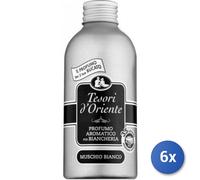 6X Bundle Trésors D'Orient Parfum Biancheria 250 Ml. Musc Blanc