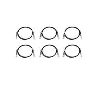 6X Câble 2M DAC 10G SFP + DAC Câble Passif Direct Attach Cuivre Twinax Câble 30AWG Compatible pour Mikrotik Zyxel