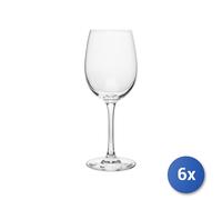 6x Calice En Verre Transparent Cabernet Tulipe Cl35