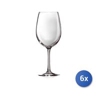 6x Calice En Verre Transparent Cabernet Tulipe Cl47