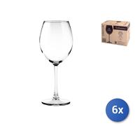 6X Calices En Verre Transparent Enoteca Bordeaux 51Cl Pasabahce