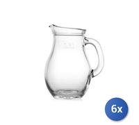6X Carafe Pasabahce Modèle Taverna En Verre Avec Capacité De LT 0,5