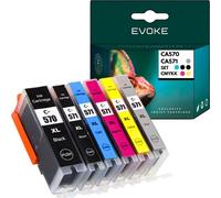 6x cartouche d'encre pour Canon PGI-570 CLI-570 XL | jeu 1x PGI570 + 5x CLI571 ️