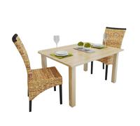 6x Chaise de Salle à Manger Abaca Marron Chaise à Manger Cuisine vidaXL