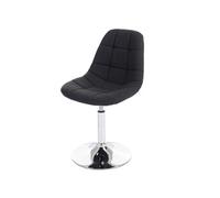 6x chaise de salle à manger Cascina, fauteuil pitovante, chrome tissu gris foncé