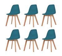 6x Chaise de Salle à Manger Gris Chaises de Cuisine Chaises à Manger vidaXL