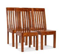 6x Chaises de Salle à Manger Bois Massif avec Finition Sesham Maison vidaXL
