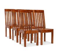 6x Chaises de Salle à Manger Bois Massif avec Finition Sesham Maison vidaXL