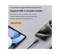 6X Chargeur D'Ordinateur Portable 140 W à Prise Carrée Vers Adaptateur D'Alimentation USB C PD 5 V 9 V 20 V Câble de Charge Rapide pour