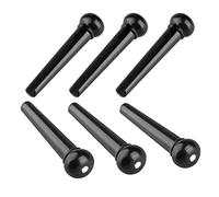 6x Chevilles pour Guitare Goupilles de Chevalet Bridge Pins Pieces de Rechanges pour Guitares Folk