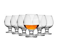6x Clair 390ml Misket Verres à Cognac - Brandy Porto Vin Whisky Gin Ballon Buvant Petit Verre Gobelet Ensemble - Par LAV