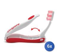 6x Colgate Brosse à Dents Refermable de Voyage