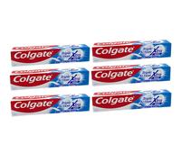 6x Colgate Triple Action Xtra Blanc Bleichende Dentifrice Avec Fluor 75ml