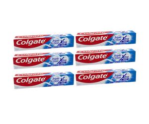 6x Colgate Triple Action Xtra Blanc Bleichende Dentifrice Avec Fluor 75ml