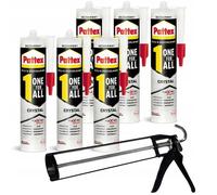 6x Colle Montage PATTEX ONE FOR ALL CRYSTAL