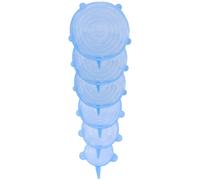 6x couvercle en silicone réutilisable pour la fraîcheur - différentes tailles