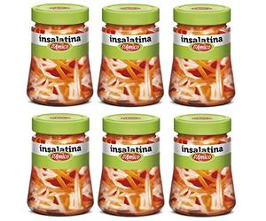 6x D'Amico Insalatina Aromatizzata all'aceto di vino Salade aromatisée au vinaigre de vin 300 g Mélange de légumes