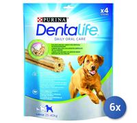 6X Dentalife Friandise Pour Chien Bâtonnets 142 Grammes Grand 4 Pièces