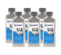 AllSpares | Détartrant universel liquide (6x 250ml) pour Delonghi/Saeco/Philips / DLSC003 / CA6702