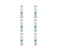 6X Disjoncteur Intelligent Tuya WiFi 1P+N 63A, Interrupteur sur Rail DIN avec Statistiques Électriques, Commande Vocale à Distance pour Alexa Home.