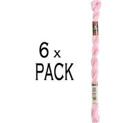 6x DMC Pearl Coton, taille 5, 15 m, 115AR/5-605