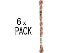 6x DMC Pearl Coton, taille 5, 15 m, 115AR/5-841