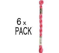 6x DMC Pearl Coton, taille 8, 25 m, 115AR/8-335