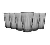 6x Duralex 360ml Picardie Verres à Whisky Gris Jus Cocktail Boire