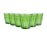 6x Duralex Vert Jungle 250ml Picardie Gobelets Verre Eau Whisky Ensemble à Boire