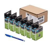 6X Dymo S0722550 Original LabelWriter étiquettes universelles, amovible, 11355, 19 x 51 mm, 500/Rouleau + PAPERMATE Stylo Cadeau