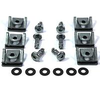 6x dzus Attaches 17mm D8-316-214-190 Argent Hexagonale Allen Clé Panex Clous & Coulissant Clip/Plaque