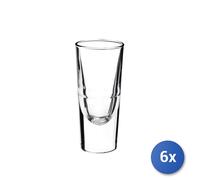 6X Emballages 3 Verres En Verre Bistro' Apéritif Cl 14 Transparent Bormioli
