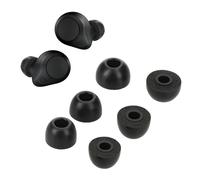 kwmobile 6X Embout Compatible avec Jabra Elite 85t - Embouts de Rechange en Mousse pour Écouteurs - 3 Tailles S M L - Noir