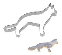 6X Emporte-Pièce Chien/Wolf 10X6 Cm Acier Inoxydable Emporte-Pièce Pour Biscuits