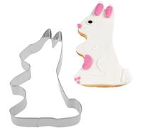 6X Emporte-Pièce Lapin Debout 13,5 Cm Acier Inoxydable Emporte-Pièce