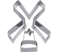 6x Emporte-Pièce Moulin à Vent 7,5 CM Inox Emporte-Pièces Emporte-Pièce Backdeko