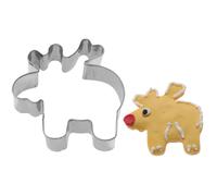 6X Emporte-Pièce Renne 6 Cm Acier Inoxydable Forme À Biscuits Emporte-Pièce Noël