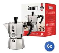 6X Ensemble Bialetti Moka Express 1 Tasse